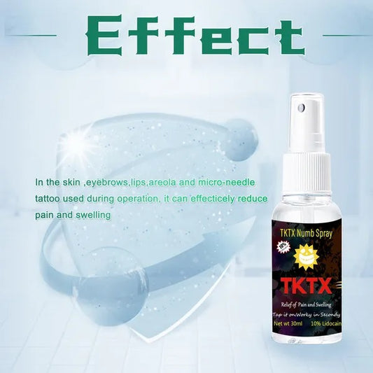 30/10/1pcs Topical Anesthesia Lidocain TKTX Spray TKTX Tattoo Numb Gel Before Surgery Permanent Makeup Beauty Body Eyebrow
