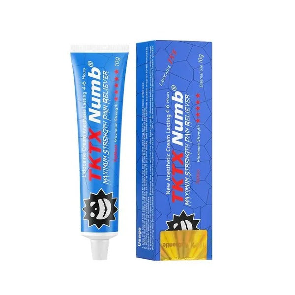 TKTX Numb 18% Lidocaine Numbing Relief of Pain and Swelling TKTX Topical Anesthetic Cream Lasting 3-7 Hours